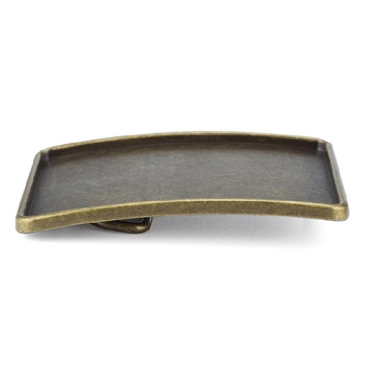 Hipsters Simple Metal Belt Buckle Western Blank Buckle for Ethnic Trendy Jeans DIY Accessories Replacement Metal