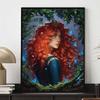 Disney Diamond Painting 5D Brave Princess Merida Cartoon Movie Cross Stitch Embroidery Handmade Gift Home Decor