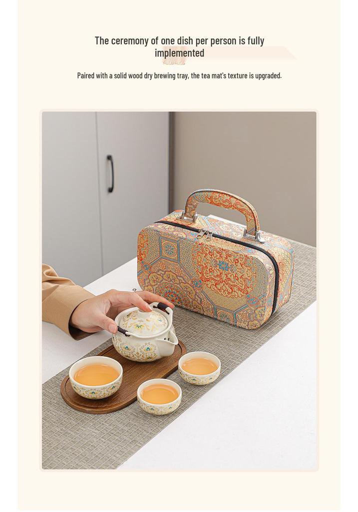Dunhuang Travel Tea Set: Cultural & Creative Business Gift Souvenir