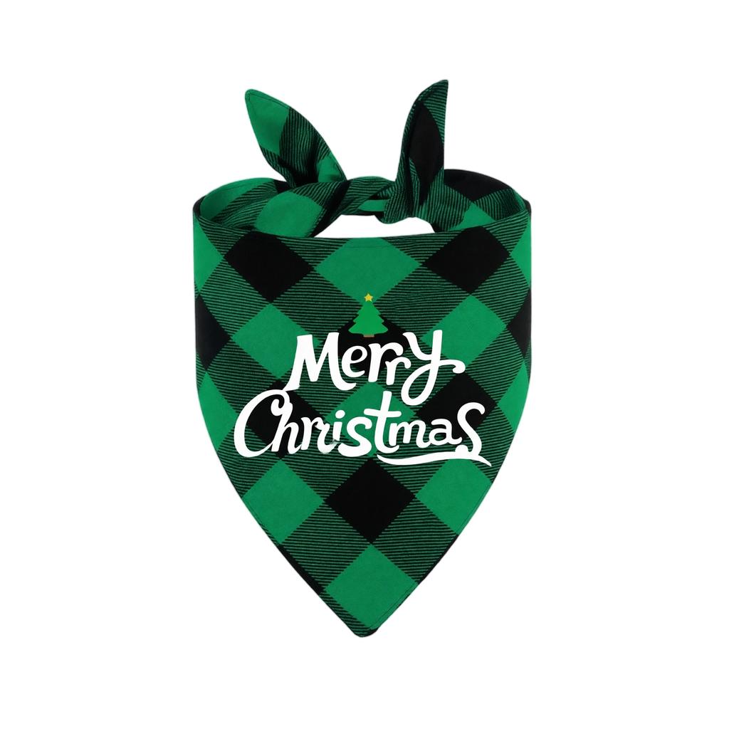 16 Christmas Pet Scarf and Bib Set Adjustable Pet Neckwear for Holiday