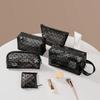 Women Cosmetic Pouch Toilet Storage Bag Ladies Toiletry Lipstick Key Coin Organizer Bags Purse Heart Transparent Mesh Makeup Bag