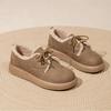 2025 Winter Shoes Women Flat Cotton Shoes Non-slip Brand Ladies Warm Plush Shoes Soft Casual Plus Size 41