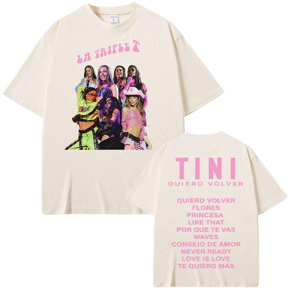 

TINI STOESSEL Future Album Concert T-shirt for Men and Women s Fashion 2025 Summer Print 100% Pure Cotton Casual T-shirt 4XL