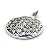 [World Accessories Carmelo] Flower of Life Pendant Top, Divine Geometry, Flower of Life, Sterling Silver 925