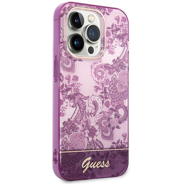 Guess Guhcp14Xhgplhf Iphone 14 Pro Max6,7 Fuksja/Fuschia Hardcase Porcelain Collection