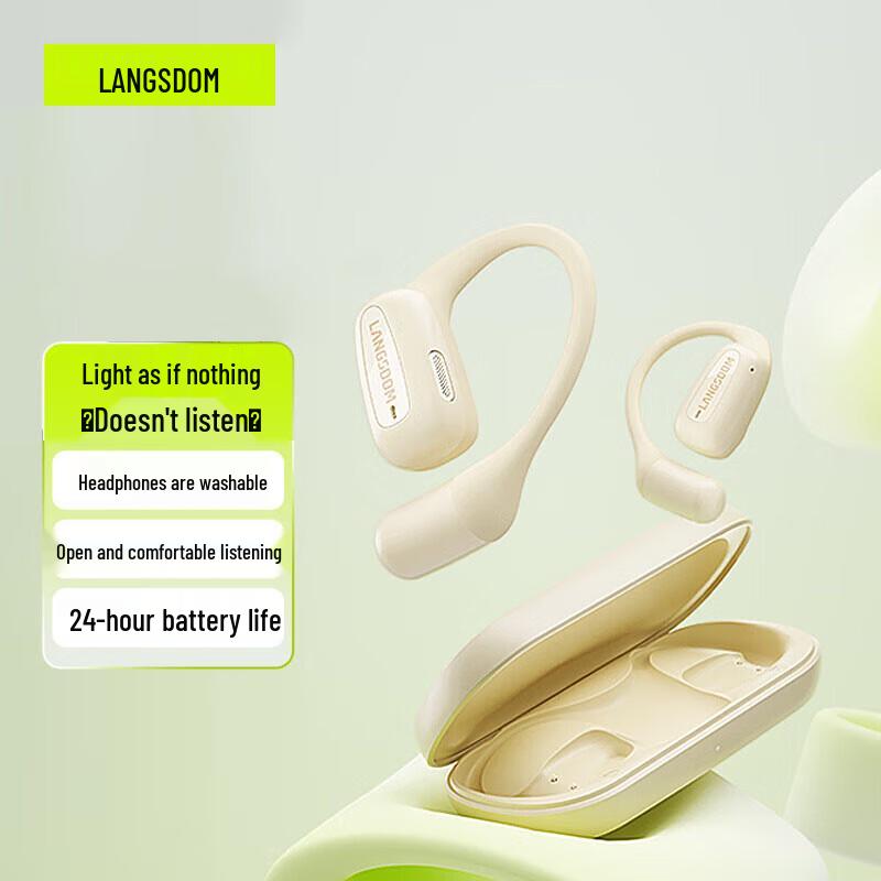 

Lantesun AirFit Lightweight Open-Ear Bluetooth Headphones