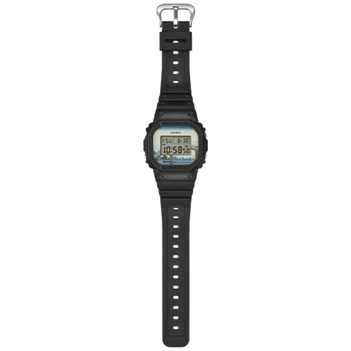 Made in Katsushika Hokusai Fukagawa Mannenbashi Bridge Black [Casio] G-Shock Watch, Japan, Design, Underpass, DW-5600KHFM25-1JR, Men s,