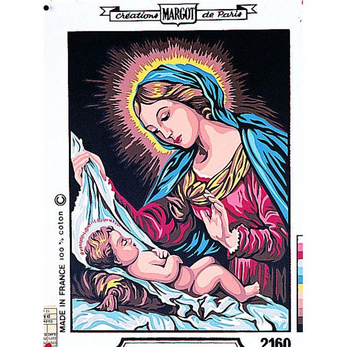 Canevas - MARGOT - Pénélope Antique - 30x40cm - Vierge - Fabrication Française