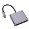 Hub USB C 3 em 1 Adequado para Óculos AR XREAL One Adaptador Multiportas Estação de Docking Suporta Carregamento Rápido PD 100W 4K 60Hz