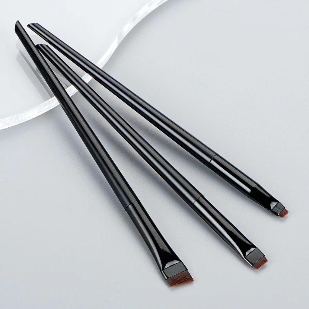 3 Blade Oblique Tail Eyeliner Brush - Eyebrow Brush - Eyebag Brush - Concealer Detail Brush for Cross-border Sales.