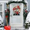 Christmas Wreath with Light Christmas Garland Decorations Festive Garland Lighted 11.8Inch Wreath for Wall Winter Indoor Holiday
