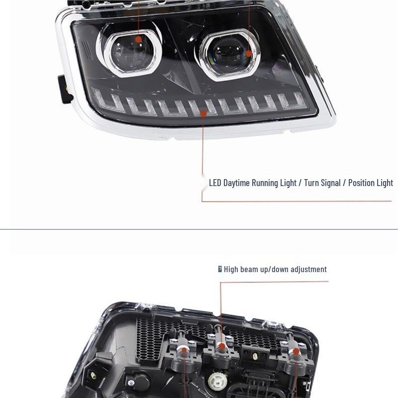 Ouman GTL Super Bright H4 Bi-LED Headlight Assembly