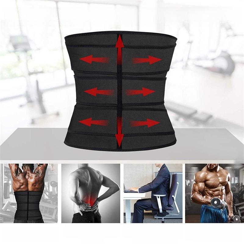 Men's European & American Sports Body Shaping Sweat Belt