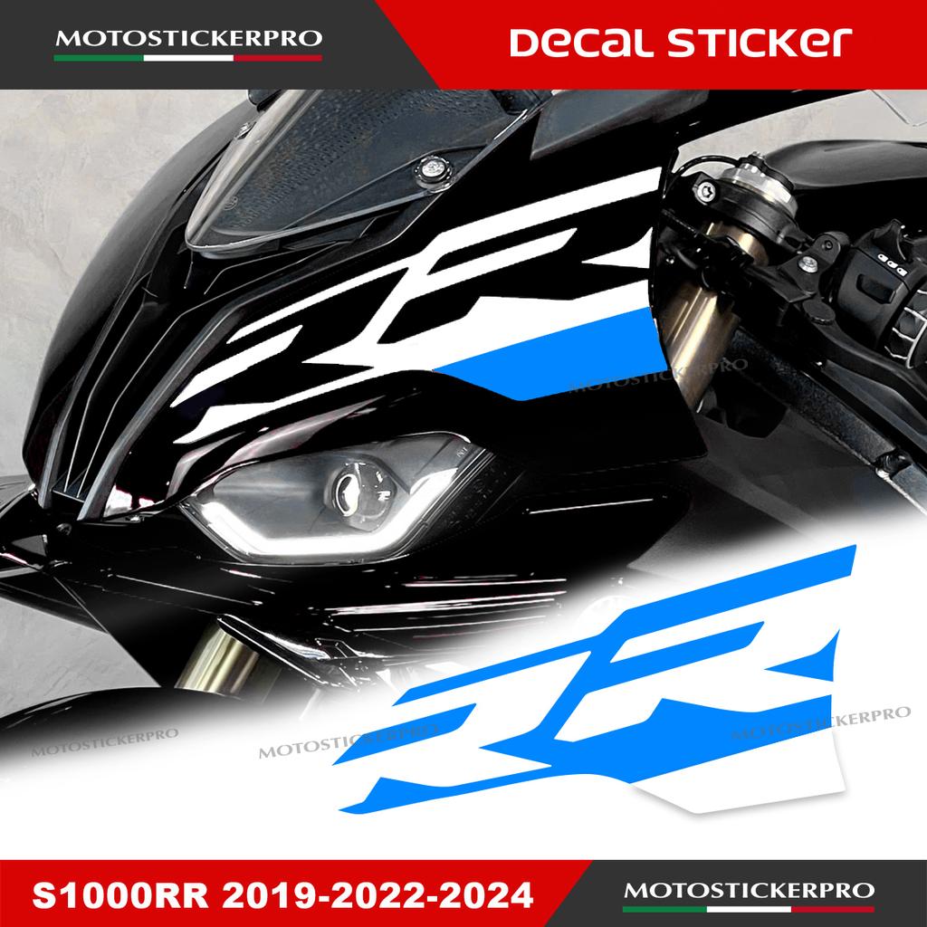 New Sticker Decal 2020-2021-2022-2023 Motorcycle Front Fairing Shell Line Sticker Decal For BMW S1000RR 2019-2024 Hollow LOGO RR