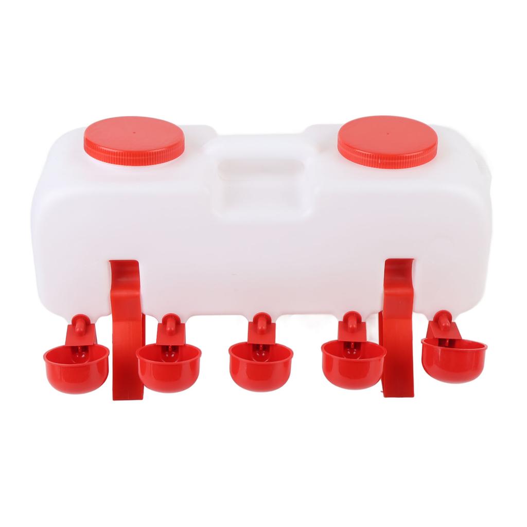 Automatic Chicken Waterer High Capacity Sturdy ABS Waterer Poultry Duck Water Feeder Drinking