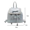 Sweet Bow Versatile Bag Women's 2025 New Trendy Fashion Cute Backpack Korean Ladies Backpack