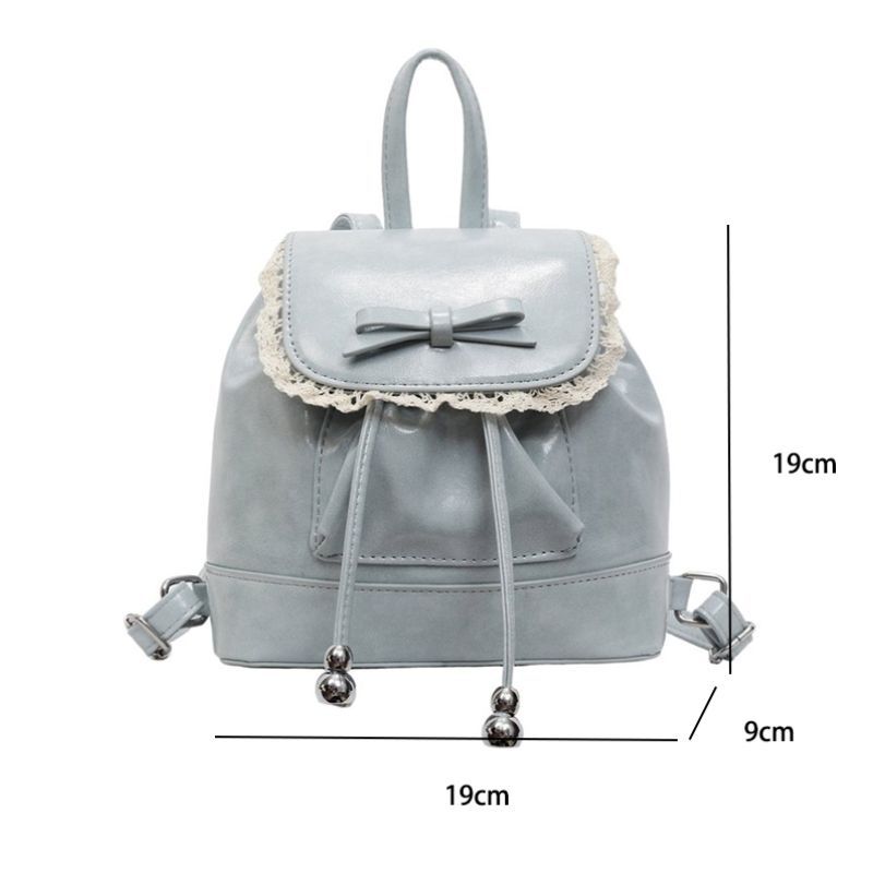 Sweet Bow Versatile Bag Women's 2025 New Trendy Fashion Cute Backpack Korean Ladies Backpack