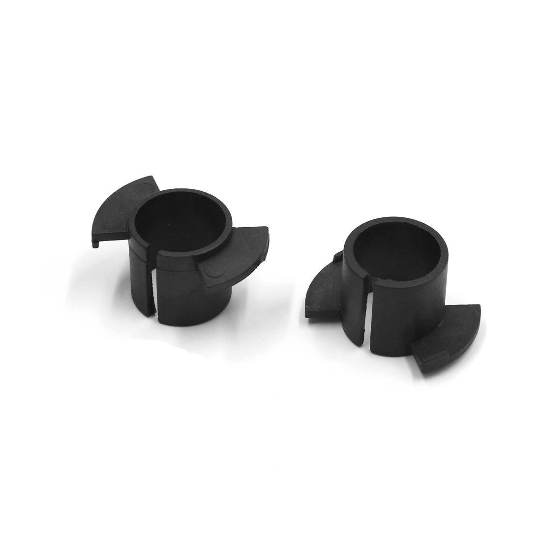 uxcell Ксеноновый адаптер-держатель для фары H1, автомобильный светодиодный держатель, тип разъема H1 для Honda, черный, 2 шт.