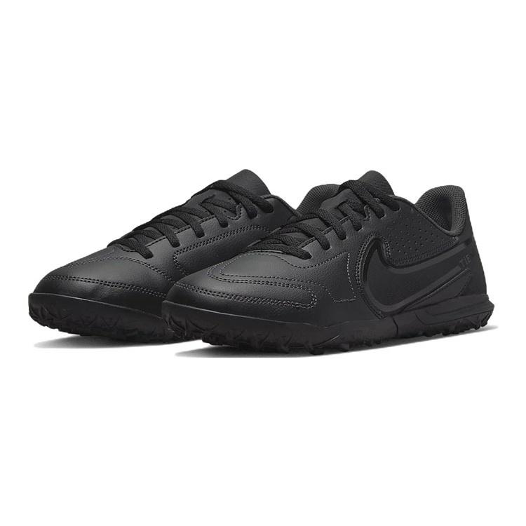 (GS) Nike Tiempo Legend 9 Club TF 'Black White' Kids' DA1334-001