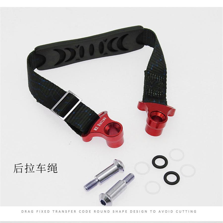 280-515mm Adjustable Motorcycle Dirt Bike Rear Rescue Pull Strap Sling Belt Rope