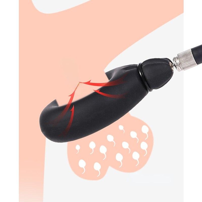 Silicone Inflatable Bondage Cock Ring Expansion Semenlock Ring Training Masturbator  Sex Toys Penis Cage