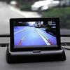 Foldable Rearview Reverse Parking Monitor 4.3 Inch TFT LCD Screen HD Car Parking Display 2-channel Video Input Auto Accessories