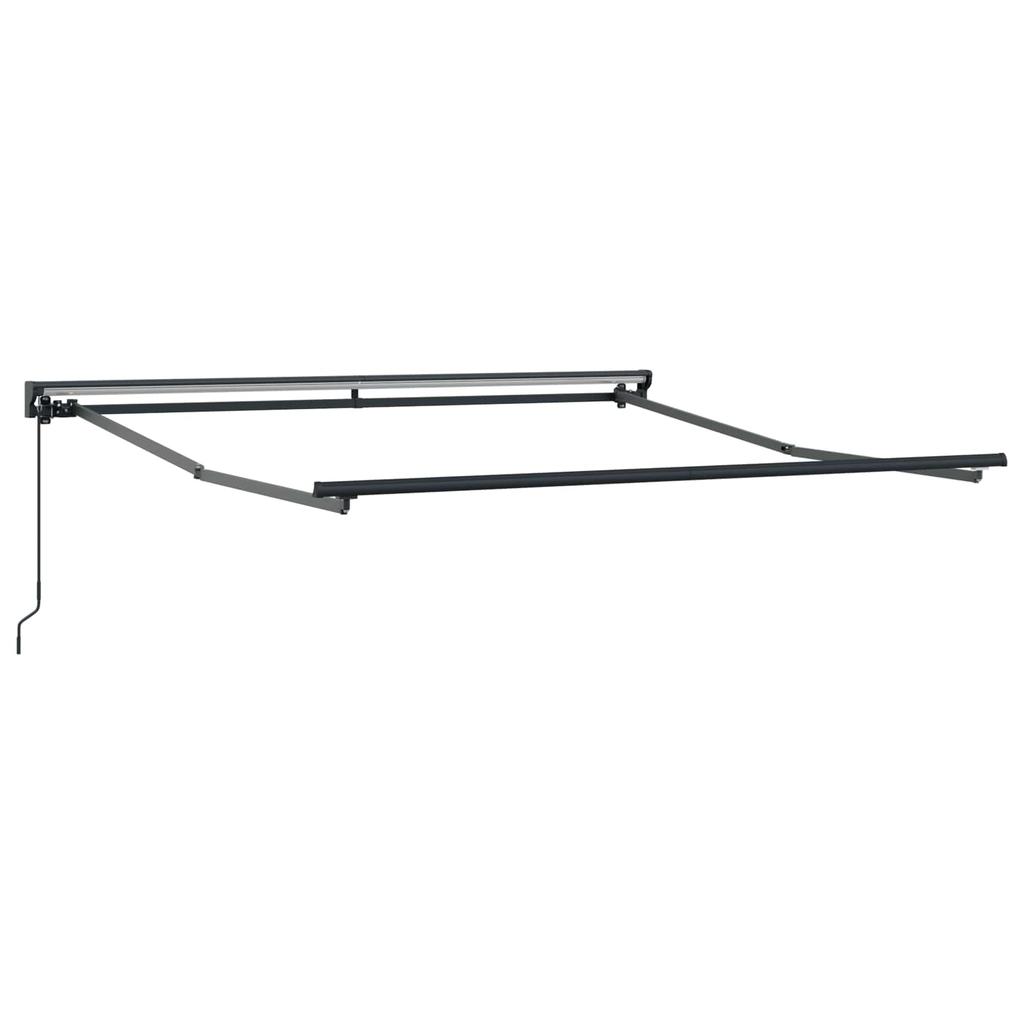 Retractable Awning Frame Yellow and White 300 x 250 cm