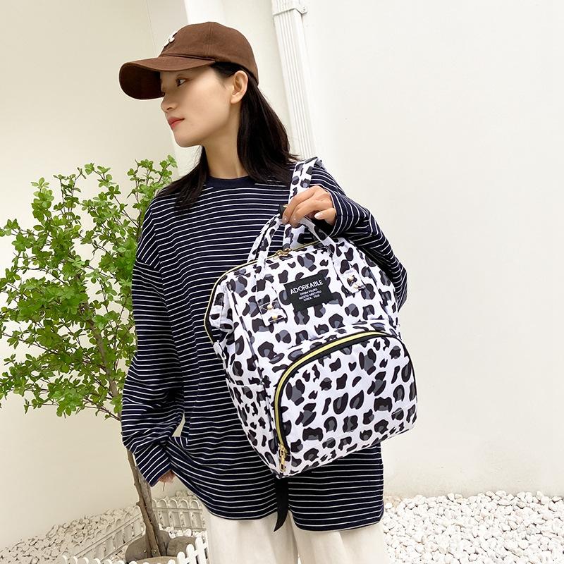 Mommy Bag 2024 New Large Capacity Storage Mom Bag Backpack Fashion Lightweight Multi-Functional Mother And Baby Bag