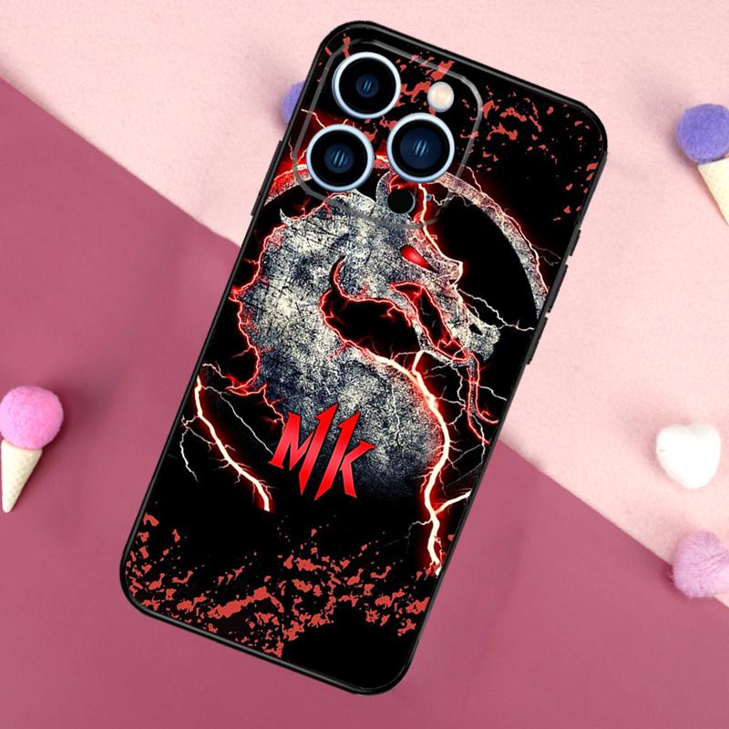 Scorpion Zero Sub Mortal Kombat Phone Case For iPhone 16 15 14 12 11 13 Pro Max Cover on iPhone 16 15 13 Mini X XS Max XR Coque