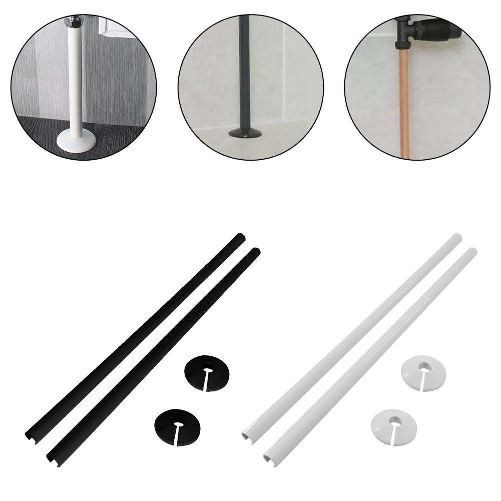 15x500mm Pipe Covers with Collars for Stylish Pipe Protection Solutions