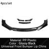 For Honda Civic Hatchback 2016 2017 2018 2019 2020 2021 Front Bumper Spoiler Splitter Front Shovel Guard Body Modification Kit