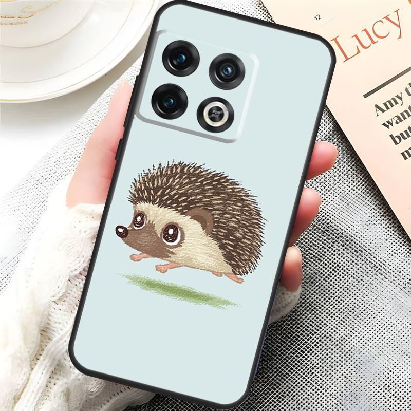 Cute Hedgehog Cover For OnePlus 15 13 13R 13T 12 12R 10T 11 10 Pro OnePlus Nord 5 CE 4 3 Lite N20 N30 Case