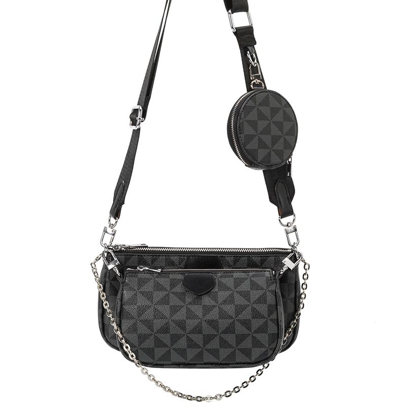 

Fashion Luxury Brand Designer 3-In-1 Messenger Handbag Newest Pattern Multi-Color Crossbody Handbag Shoulder Bag Women Bag