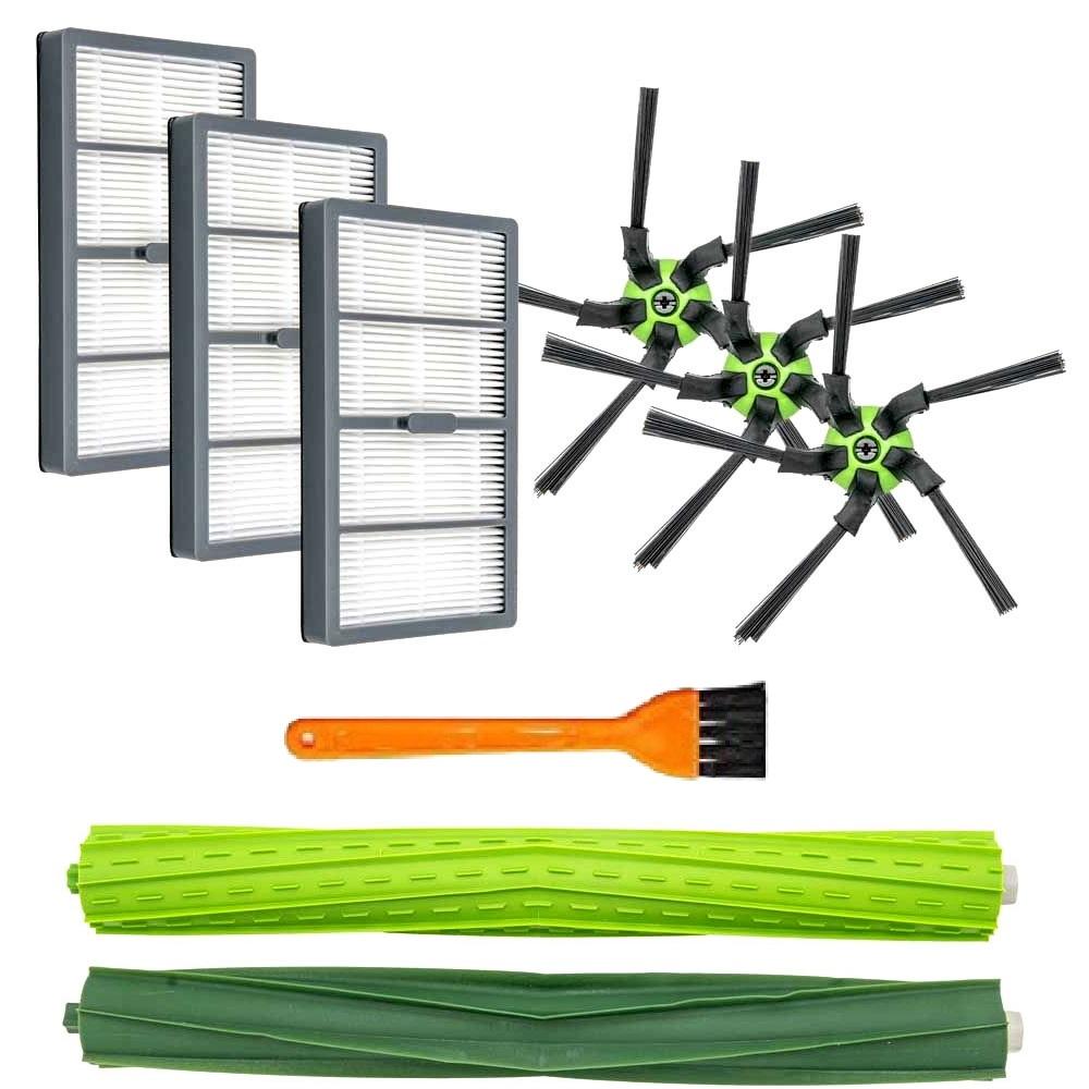 Set of accessories: main brushes, side filters for iRobot Roomba s9 s9+