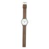 [Follow] Tea Spoon Basic Color Rubber Watch N03722A-1 COCOA Women's Brown