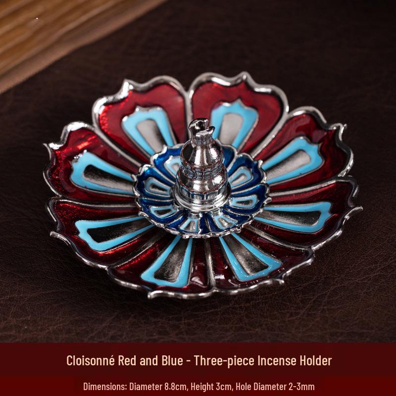 Kodo Multi-Hole Gourd & Water Drop Incense Holders: Turtle, Zen Lotus, Dragon Soaring Designs