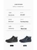 Men's Waterproof Winter Snow Boots with Plush Lining - Warm, Casual, High-Top Hiking Footwear for Outdoor Activities