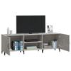 TV Stand Concrete Grey 150 x 30 x 50 cm Particleboard