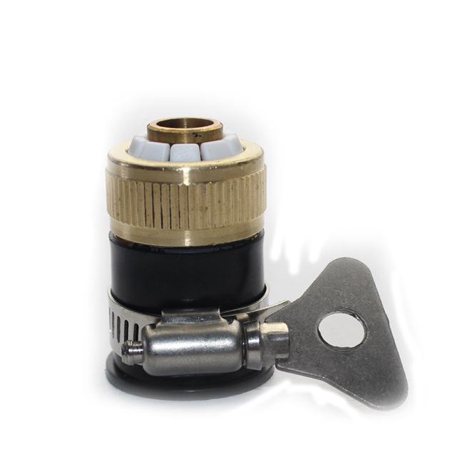 Universal Water Hose Connector with Rubber and Pure Copper for Car Washes Universal Water Hose Connector
