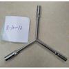 Triple Square Socket Wrench Set with Extension Bar Multi-Purpose Y-Type Hex Bit Sockets for Motorcycle Car Repair Tools