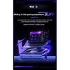 Laptop pressurized air cooler 15.6 inch gaming base computer desk stand V16 type AI smart model hardware monitoring