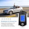 Portable with 6 Mouthpieces Breath Alcohol Tester LCD Backlight Digital Accurate BAC Detector Analyzer with Visual Alarm for Person
