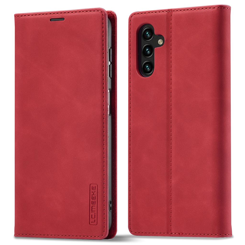 LC.IMEEKE For Samsung Galaxy A16 5G/A16 4G Stand Case TPU+PU Flip Phone Cover