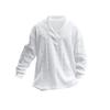 Men Casual Loose V Neck Long Sleeve Jacquard Knit Pullover Top