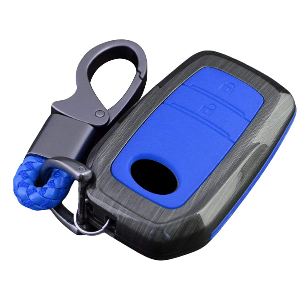 

Чехол для смарт-ключа Toyota, Чехол для ключа, Защита ключа, Брелок для ключей, Карбон, Пластик, Для TOYOTA Новый Compatible with genuine car синий