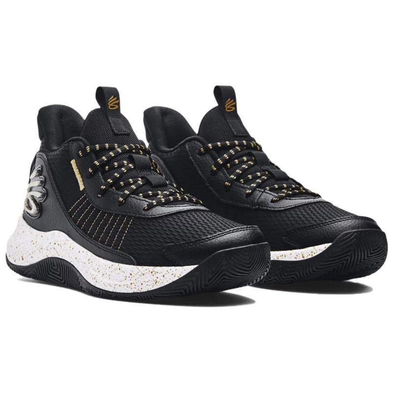 Under Armour Curry 3Z7 'Black Metallic Gold' Sneakers 3026622 001