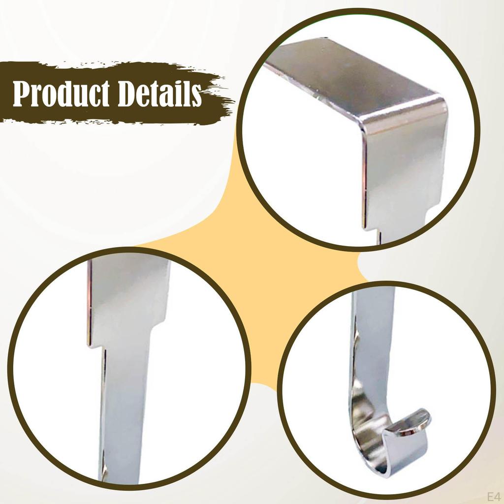 6 szt. Wieszak na skarpety świąteczne Uchwyty na skarpety na kominek Metalowy antypoślizgowy Wystrój domu Wieszaj