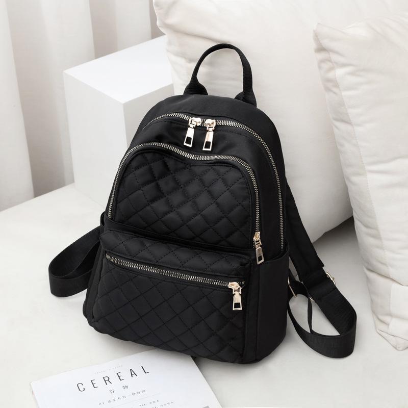 Женский клетчатый вышитый дорожный рюкзак в корейском стиле 2024 года