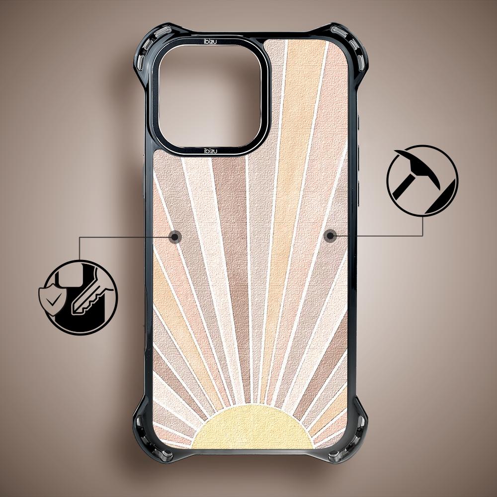 Case For Iphone 14 Pro Max Ibiza Dropguard Ultra With Magsafe, Boho, Sunrise