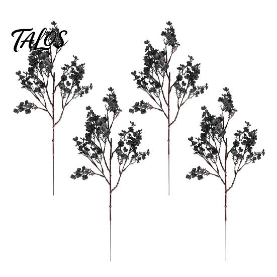 Indoor Faux Flowers for Living Room Realistic Artificial Autumn Home Decoration, Silk Floral Elegant Sprays Dining Branches Halloween Table